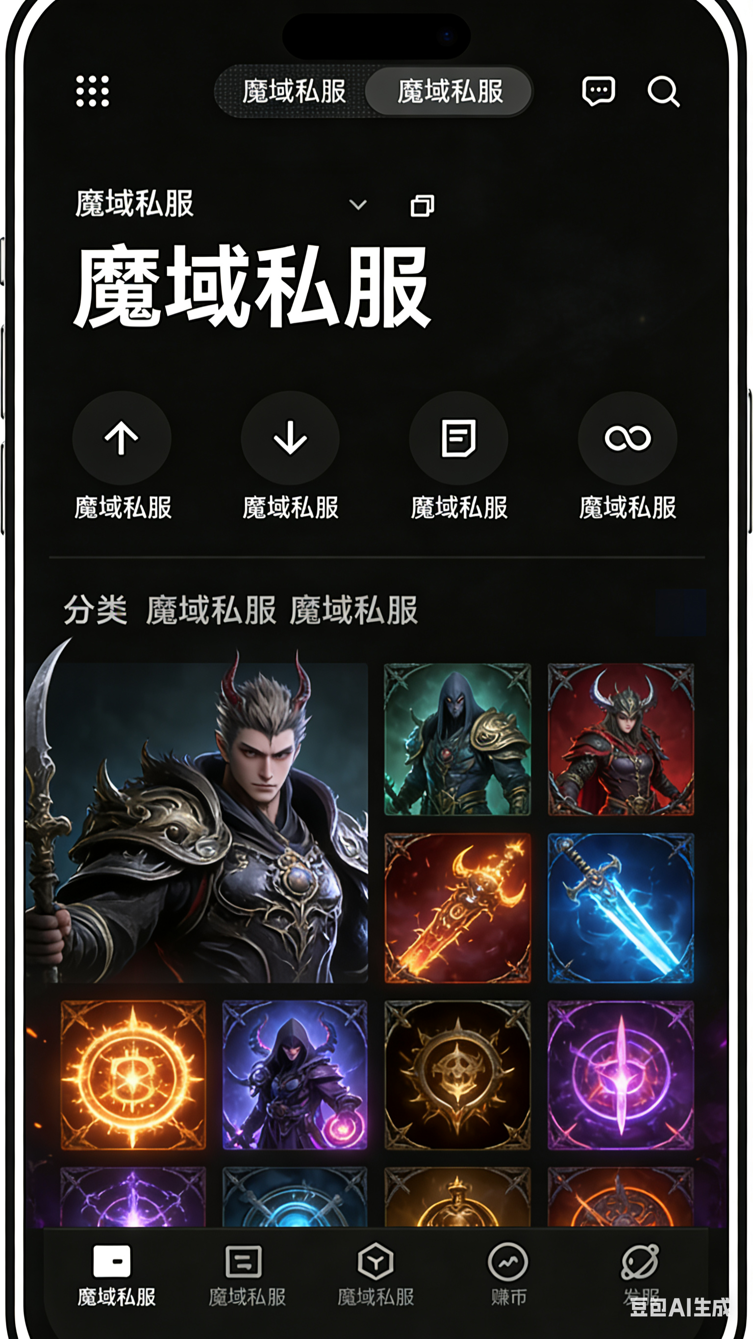 魔域私服怀旧服戈壁场景画面